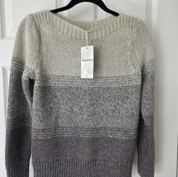 Tommy Bahama Tops - Tommy Bahama Gray Gradient Sweater